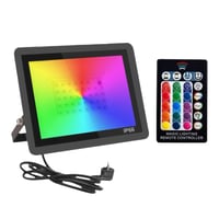 30W RGB projektør - Arbejdslampe, IP66 - Kulør : RGB + Varm Hvid