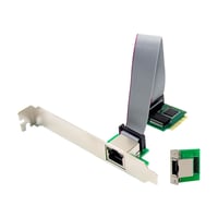 Netvrkskort, PCIe M.2 A+E, I210-T1, Single-1G RJ45