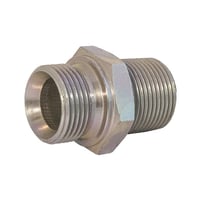 Hydroscand brystnippel, 1/2" BSPP x 1/2" NPT