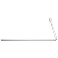 Universal brusestang 25 mm, hvid