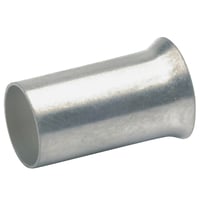 Terminalrr uisoleret, 6 mm, 12 mm lngde, Cu fortinnet - 100 stk
