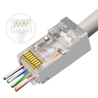 Lanview RJ45 STP-stik Cat6 Easy-Connect