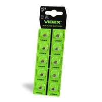 vx. AG1/LR621, Alkaline batteri, 1.5V, 10 stk.