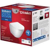Duravit D-Neo Compact vghngt toilet + softclose sde, Rimless