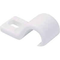 Kabelb?jler 1 lap ?5-7 mm hvid plast - 100 stk