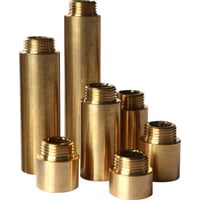 Messing haneforlnger 3/4" - 40 MM