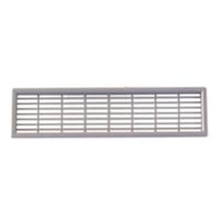 Skabsristsæt type 60.4 70x500 mm, hvid, pose med 2 stk