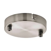 Baldakin, 2 udtag, brstet stl - Eglo