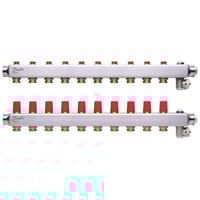 Danfoss SSM manifoldst, 10+10, med endestykke