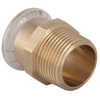 18 mm x 1/2" Overgang CU muffe/nippel Mapress - Geberit