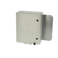 Arca vgskab PC, 500 x 400 x 210 mm, grt lg, 2 lse, hngsel