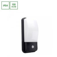 20W ENIGO LED vglampe med sensor, 130lm/W, 4000K, IP54, 1800 lumen, 80Ra, 230V