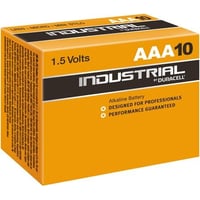 Se Duracell Industrial Alkaline - AAA batteri, 10 stk. hos WATTOO.DK