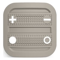 Ansell OCTO Casambi trykkontakt, IP65, Bluetooth, sort, 56 x 56 x 21 mm