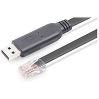 Startech 6 ft (1.8 m) Cisco USB Console Cable - USB to RJ45 Rollover Cable - 460Kbps - Windows, Mac and Linux Compatible - M/M (ICUSBROLLOVR) - Serielt kabel - USB (han) til RJ-45 (han) - 1.8 m - USB 2.0 - sort