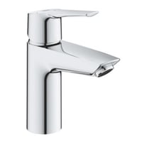 Billede af Grohe Start QuickFix hndvaskarmatur, koldstart, S-Size, push-up bundventil, krom