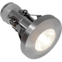 Billede af Nordtronic Viola Mini, lille udendrs LED-spot, 2W / 30 / 2700K / dmpbar - brstet stl