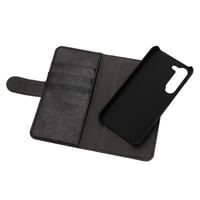 Essentials Samsung Galaxy S23 Pu Wallet, Detachable, Black - Mobilcover