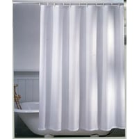 Forhæng Unicolor Miljø B:90 x H:200cm Hvid 6kovser Uden bly/PVC