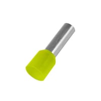 Terminalrør gul 6,0 mm2 længde 26mm afisoleringslængde 18mm huldiameter Ø3,5/6,3 mm - (100 stk.)