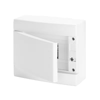 Gruppetavle, 1x12 modul, hvid med hvid lge, IP40