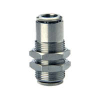 push in fitting, bulkhead connector, 8 mm tube, 6590 8 Super-Rapid Fitting
