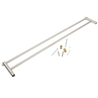 Hndkldestang dobbelt, 100 x 750 mm, mat, rustfrit stl - Cool Line