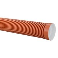 Kloakrr Ultra D, 450mm, SN8, 3m m/muffe PP – Uponor