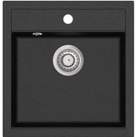 Jupiter 50 komposit kkkenvask, sort - Lavabo