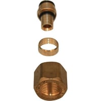 Wavin Tigris Skruefittings - Koblingsst, 16 mm x ?" (16 x 2,0 mm Wavin alupex rr) billede