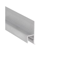 2 meter aluprofil til indspartling, OMNI10 AC2, aluminium (ubehandlet), til LED-strips
