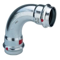 15 mm Prestabo bjning 90, muffe/muffe billede