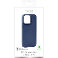 PURO ICON MAG PRO, Cover, Apple, iPhone 15 Pro, 15,5 cm (6.1), Blå