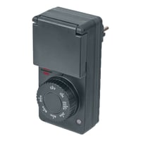 Se Timer with twighlight sensorDDT IP44 anthracite hos WATTOO.DK