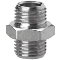 BSP adaptor-nippel, 3/8 gevind, 2501, rrkobling