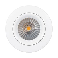 Sabina LED downlight, 230V, 8W, Dim-to-Warm, Ra90, 460 lumen, IP54, mat hvid, rund
