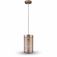 V Tac Gul Pendellampe I Metal Med E27 Fatning Max. 60w 220 240v