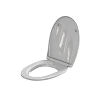 ROCA ADELE toiletsde med lg, softclose og quickrelease, hvid