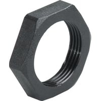 Agro Møtrik M32x1,5 Polyamid - Sort