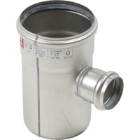 EuroPipe rustfri / syrefast (AISI 316L) grenrr 87,5 – 110 x 50 mm