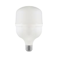E27, 30W LED pre, T100, 6500K, hvid plast, 10 cm