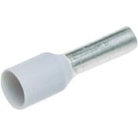 Elpress - Isoleret terminalrr, 0,75 mm / 12,0 mm, gr (farvekode DIN46228) - 500 stk