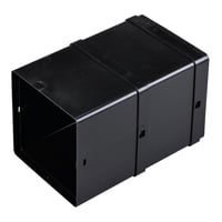 Murgennemfring type 201, 100x150 mm, sort - Plast