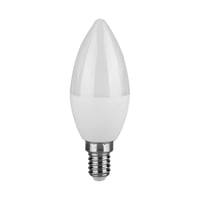E14 6,5W LED kertepre, Cree LED Chip, C37, 3000K, 600 lumen, 180 spredning