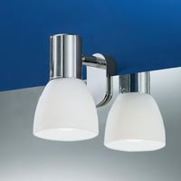 Sticker spejlbelysning E14, krom/hvid - EGLO