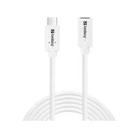 Sandberg USB-C til C M/F kabel, USB 3.1, 100W, 2 meter