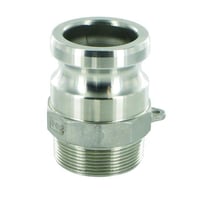 F camkobling, syrefast nippel han, dimension 1"