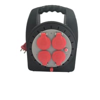E-line kabeltromle "Mini", 230 V med jord, lukket, 15 meter