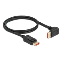 DisplayPort kabel, male>male, 90 opad vinklet, 8K 60 Hz, 1m - DeLock