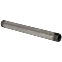 Galvaniseret nippelrr, ?" x ?", 500 mm lang